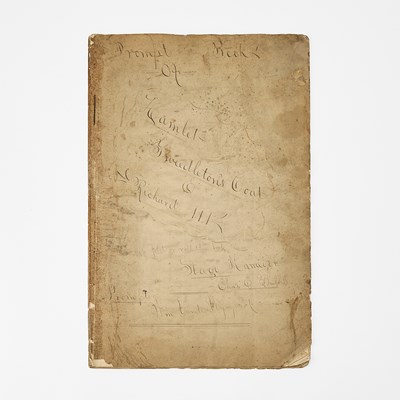 Lot 240 - A late 19th century American theatre troupe's Shakespeare prompt book