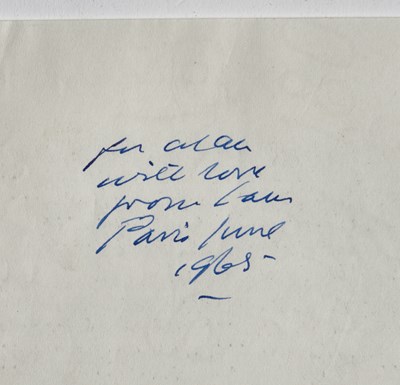 Lot 44 - Samuel Beckett inscribes the typescript of Eh Joe upon completion in June 1965