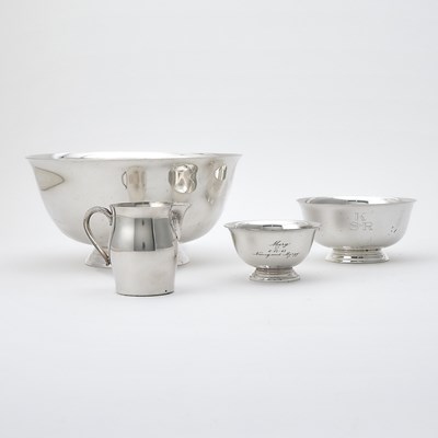 Lot 211 - Two American Sterling Silver Revere Form Bowls