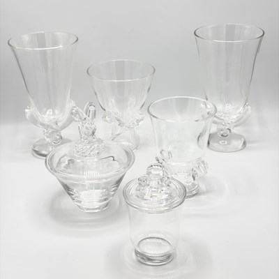 Lot 1085 - Group of Steuben Glass Table Articles