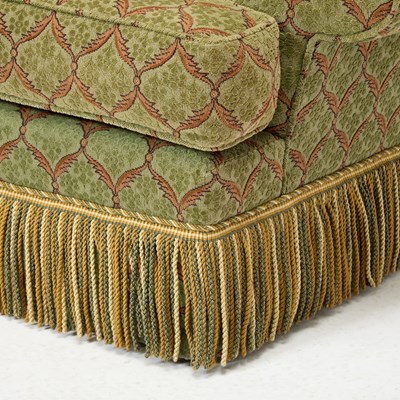 Lot 155 - Pair of Green Upholstered Club Chairs
