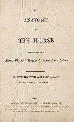 Lot 76 - Blaine on the Anatomy of The Horse