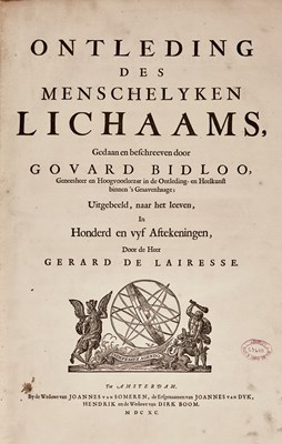 Lot 36 - Bidloo's anatomy in the vernacular