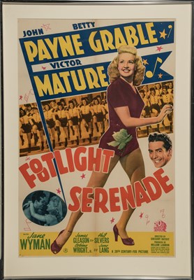Lot 171 - Footlight Serenade film poster