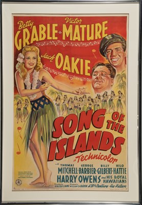 Lot 172 - Song of the Islands film poster
