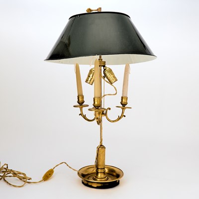 Lot 165 - Louis XVI Style Gilt Bronze Bouillotte Lamp