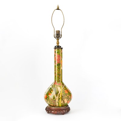 Lot 238 - Pâpier Maché Table Lamp