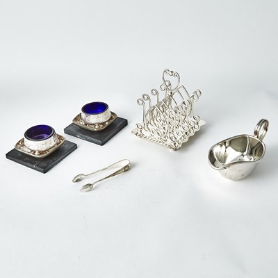 Lot 3281 - Group of Silver-Plated Table Articles