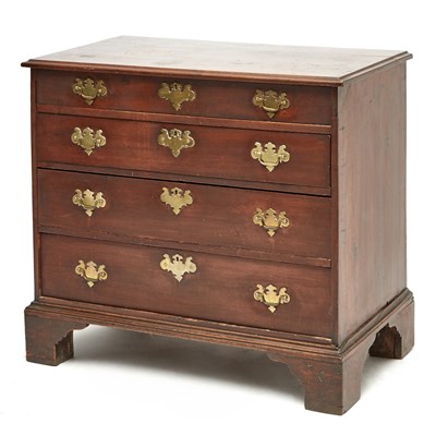 Lot 117 - Chippendale Style Mahogany Chest of Drawers