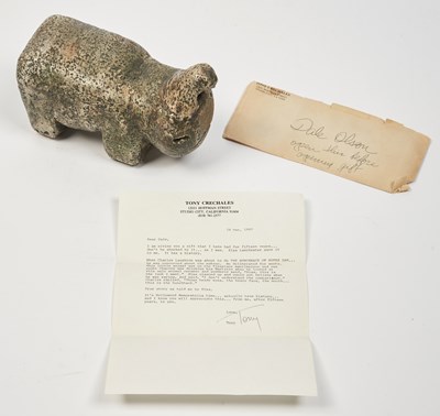 Lot 121 - The animal figure that inspired Quasimodo in the Hunchback of Notre Dame