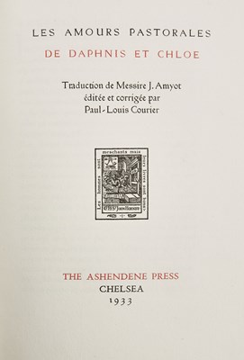 Lot 134 - The Ashendene Daphnis and Chloe