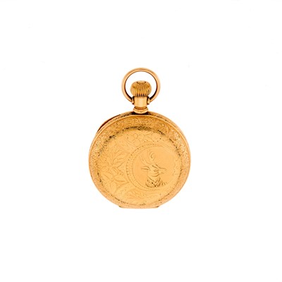Lot 1197 - Gold Hunting Case Pocket Watch