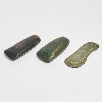 Lot 160 - Three Chinese Archaic Stone Axe Blades