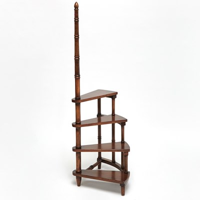 Lot 163 - Regency Style Mahogany Library Steps