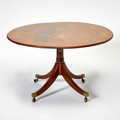 Lot 219 - Regency Tulipwood-Inlaid Mahogany Breakfast Table