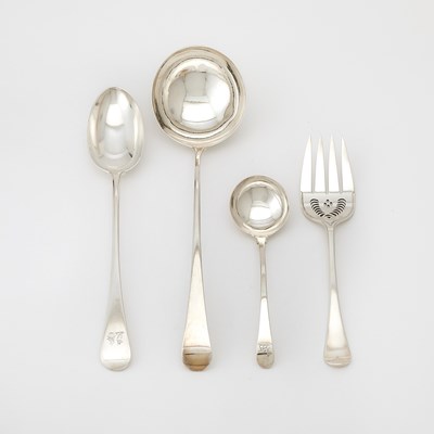Lot 48 - Group of English Sterling Silver Serving Utensils
