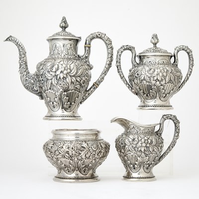 Lot 1138 - American Sterling Silver Tea and Coffee Service