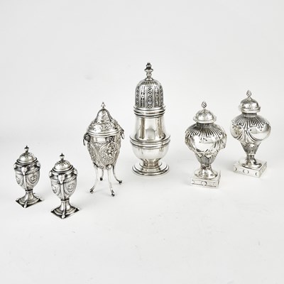 Lot 3090 - Group of Four Sterling Silver Casters