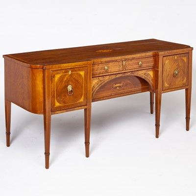 Lot 172 - George III Inlaid Mahogany Sideboard