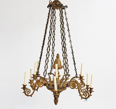 Lot 452 - Louis-Philippe Gilt-Bronze Chandelier