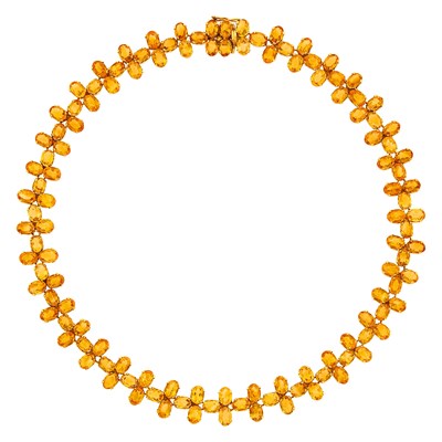 Lot 143 - H. Stern Gold and Citrine Necklace