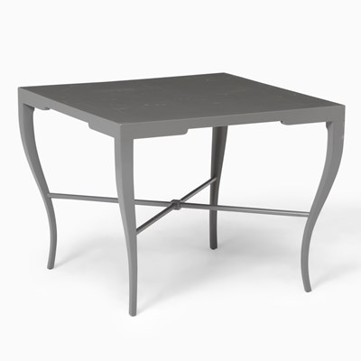 Lot 302 - Tommi Parzinger Grey Lacquered Wood Coffee Table
