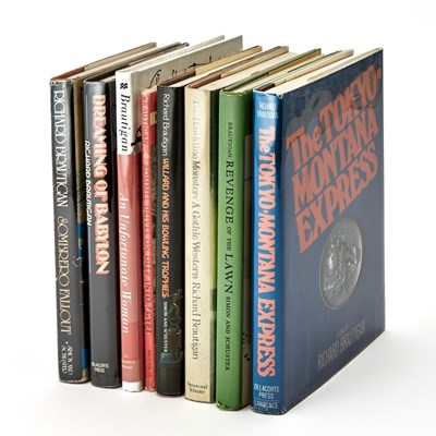 Lot 60 - Eight Richard Brautigan First Editions, one signed