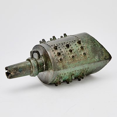 Lot 388 - A Chinese Bronze Ceremonial Bell, Yongzhong
