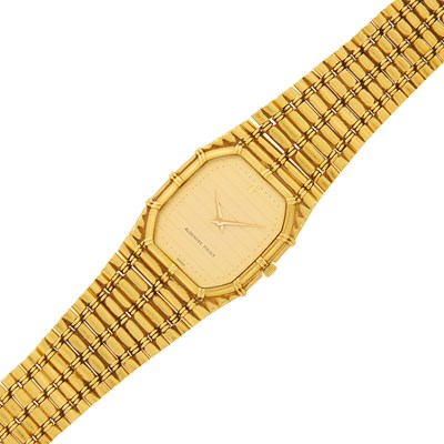 Lot 90 - Audemars Piguet Gold 'Bamboo' Wristwatch, Ref. B88547