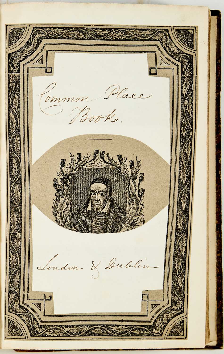 Lot 56 - An interesting late 18th-early 19th century English commonplace book devoted to architecture
