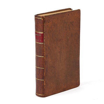 Lot 153 - A very fine copy of the Memoirs of an American Lady in American tree calf