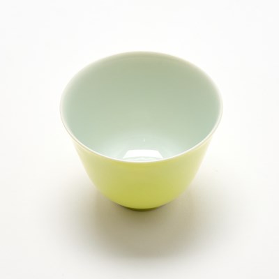 Lot 88 - A Chinese Lemon Yellow Glazed Porcelain Cup