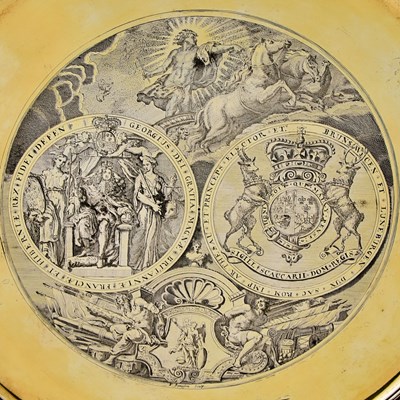 Lot 69 - The Walpole Silver Gilt Seal Salver