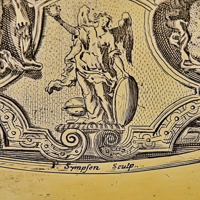 Lot 69 - The Walpole Silver Gilt Seal Salver