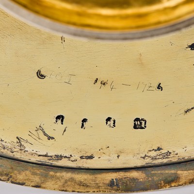 Lot 69 - The Walpole Silver Gilt Seal Salver