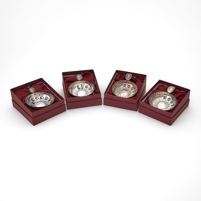 Lot 220 - Four Italian Sterling Silver Wine Tasters