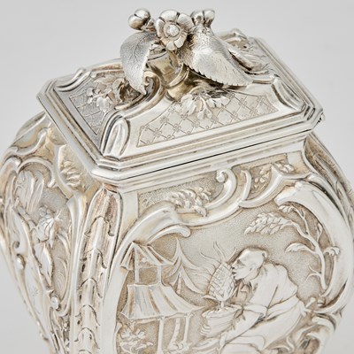 Lot 108 - Victorian Sterling Silver Tea Caddy