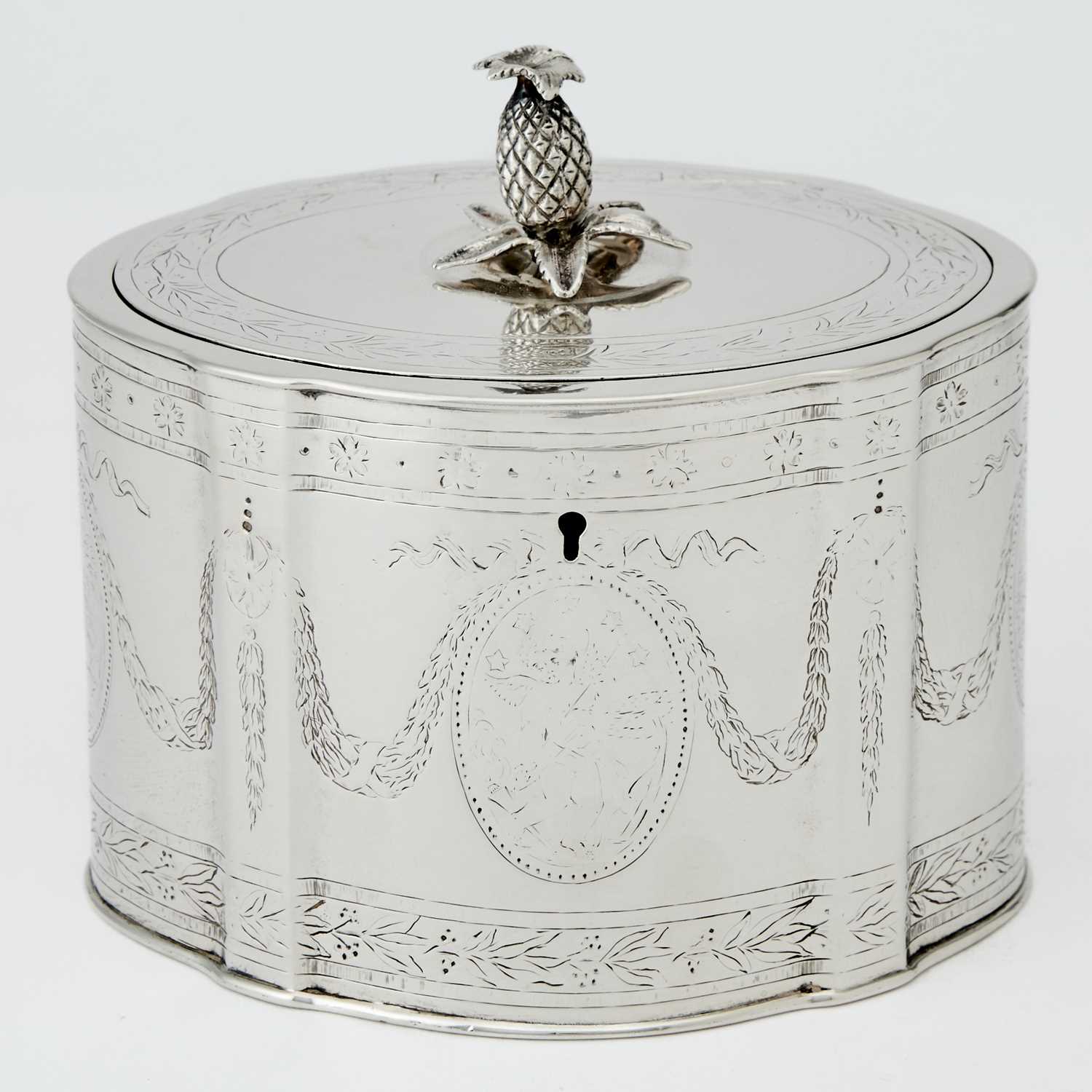 Lot 113 - Victorian Sterling Silver Tea Caddy