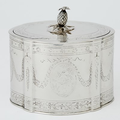 Lot 113 - Victorian Sterling Silver Tea Caddy