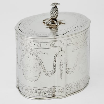 Lot 113 - Victorian Sterling Silver Tea Caddy