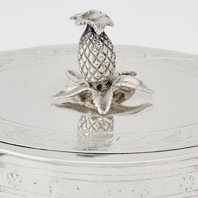 Lot 113 - Victorian Sterling Silver Tea Caddy