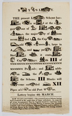 Lot 21 - A New Year's Lottery Rebus
