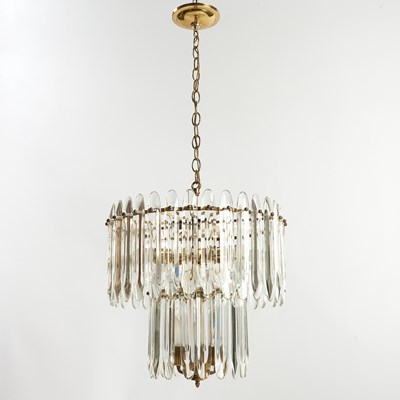 Lot 320 - Gaetano Sciolari Glass Chandeler