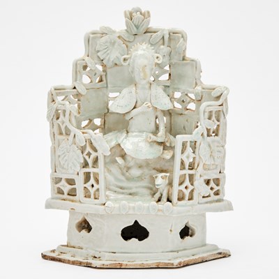 Lot 129 - A Chinese Qingbai Ceramic Shrine