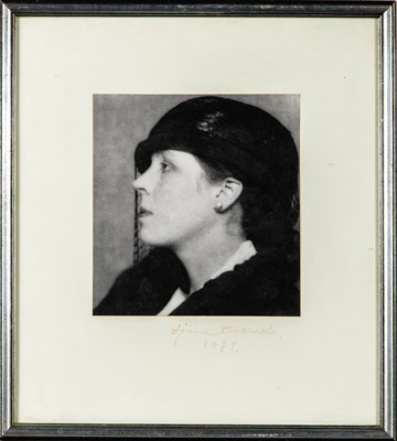 Lot 222 - Man Ray's portrait of Djuna Barnes, signed by the author