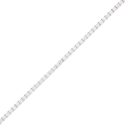Lot 77 - White Gold and Diamond Bracelet