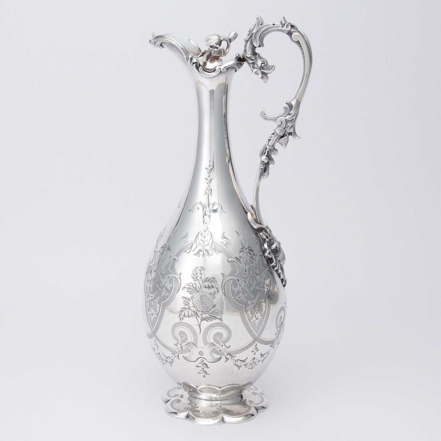 Lot 110 - Victorian Sterling Silver Claret Jug