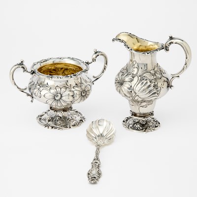 Lot 218 - American Sterling Silver Cream and Sugar Set