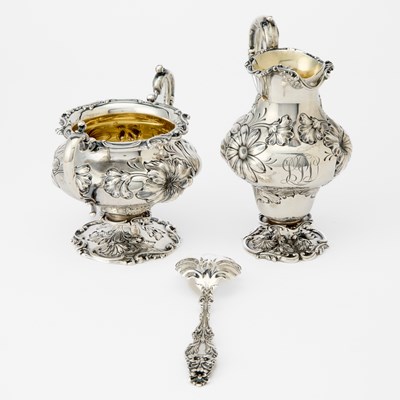 Lot 218 - American Sterling Silver Cream and Sugar Set