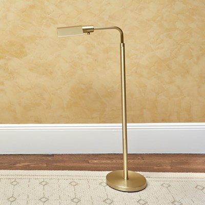 Lot 126 - Brass Adjustable Floor Lamp